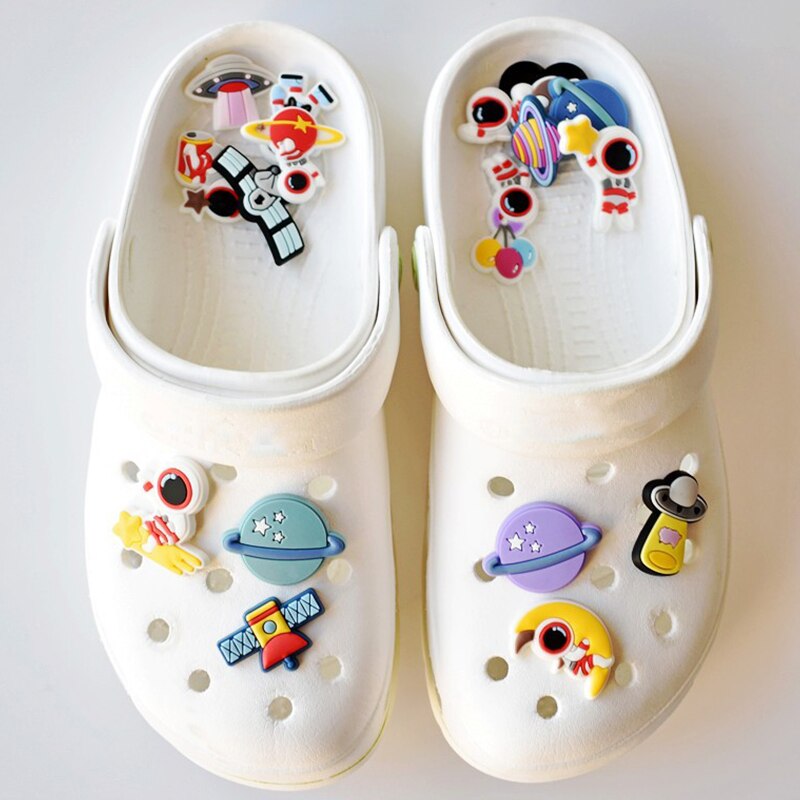 10Pcs-lot-Shoe-Charms-Mixed-Cartoon-Astronaut-Sandals-Buckle-Accessories-Kids-Gift