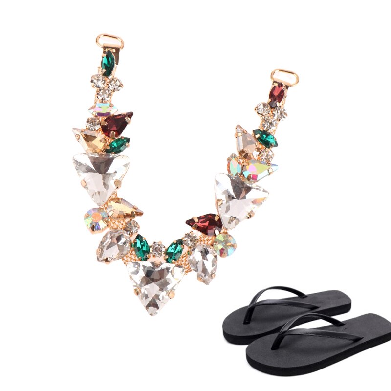 1PCS-Fashion-Slippers-Transparent-Crystal-Chain-Metal-Shiny-Rhinestone-Bikini-Connector-Buckle-DIY-Garment-Sewing-Accessories-4